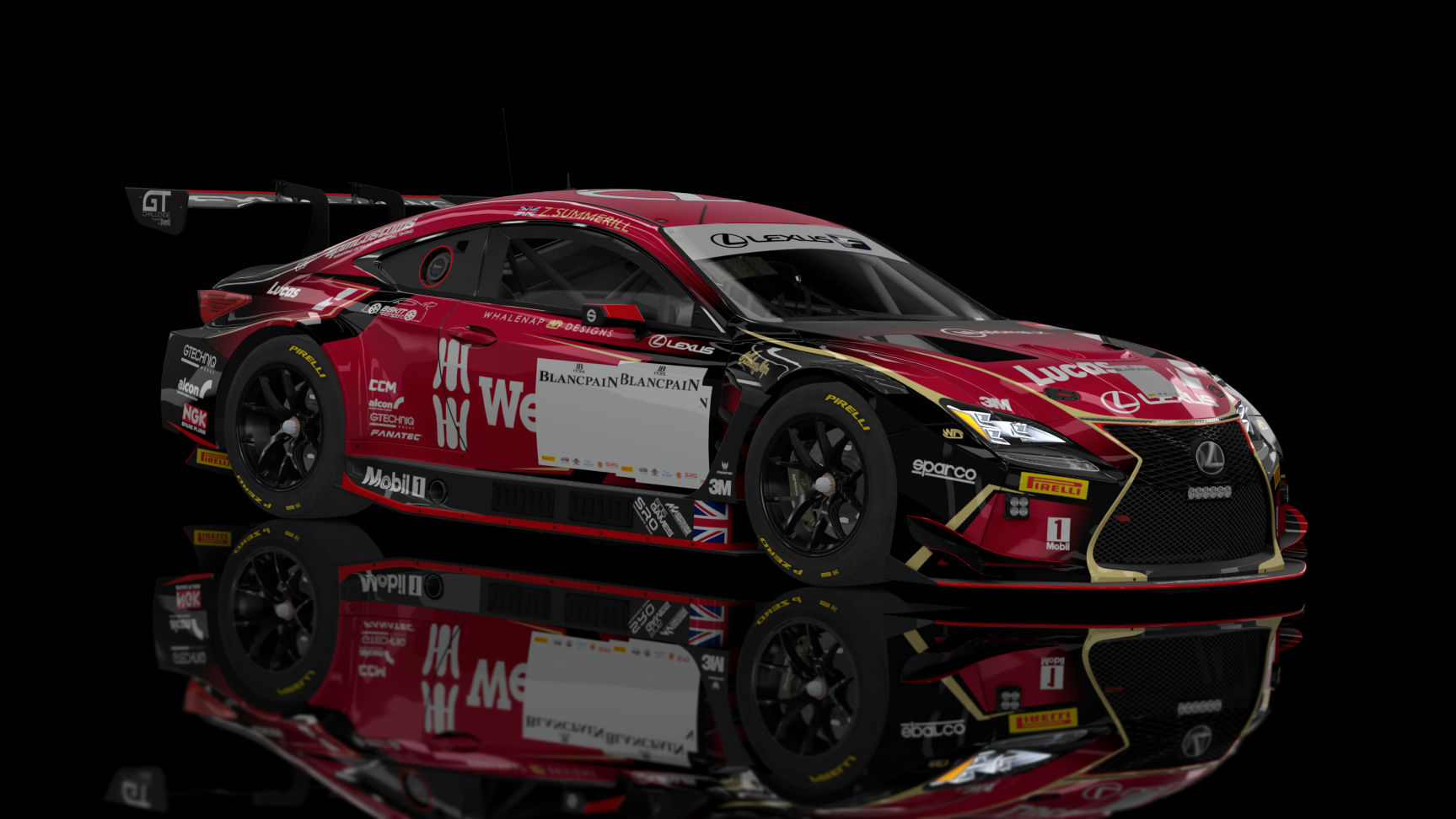 ACF GT3 - Lexus RC F GT3 2016, skin Summerill Racing