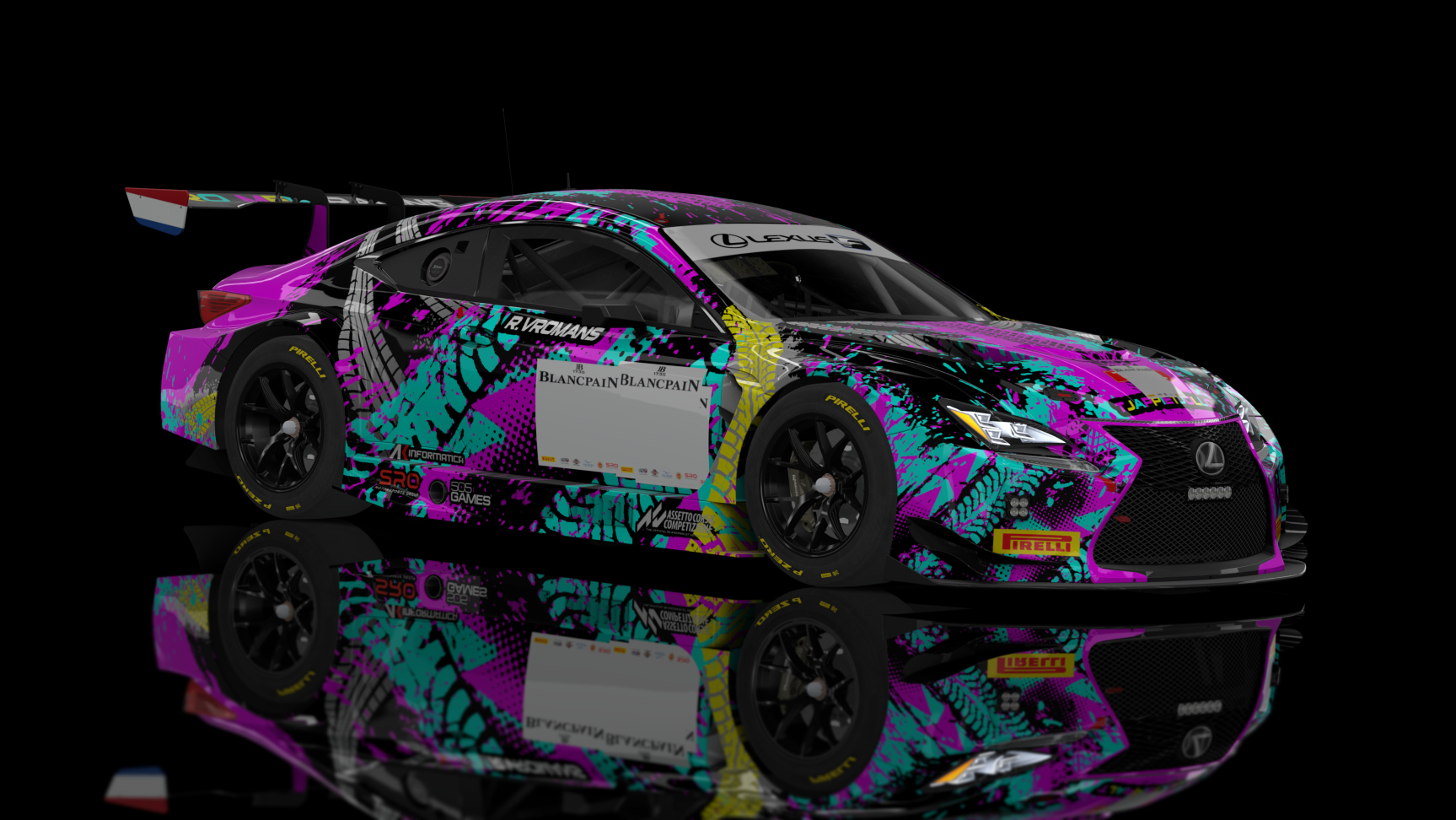 ACF GT3 - Lexus RC F GT3 2016, skin VRomans