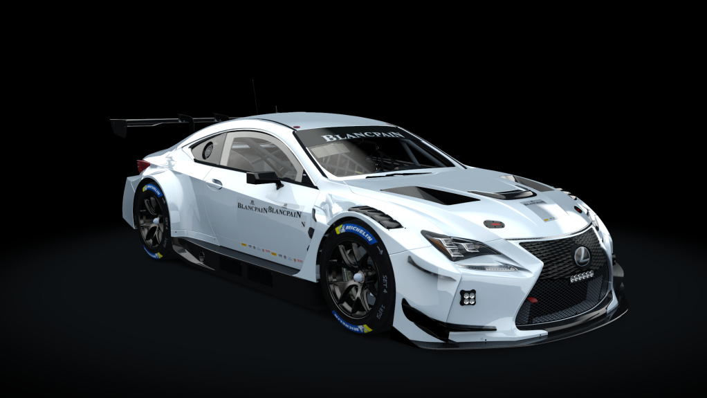 ACF GT3 - Lexus RC F GT3 2016, skin _numberplate_default