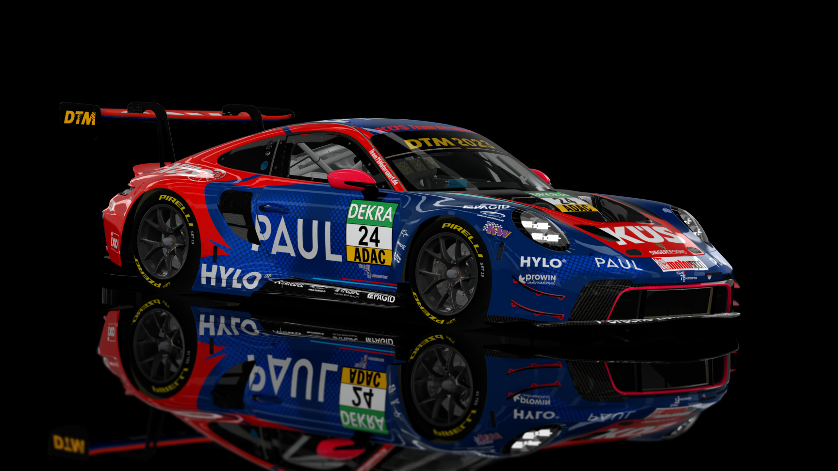ACF GT3 - Porsche 992 GT3 R 2023, skin 2023 DTM Team Bernhard 24