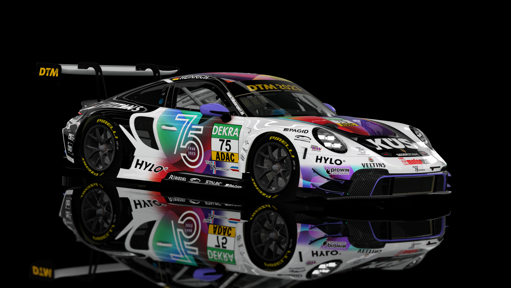 ACF GT3 - Porsche 992 GT3 R 2023, skin 2023 DTM Team Bernhard 75