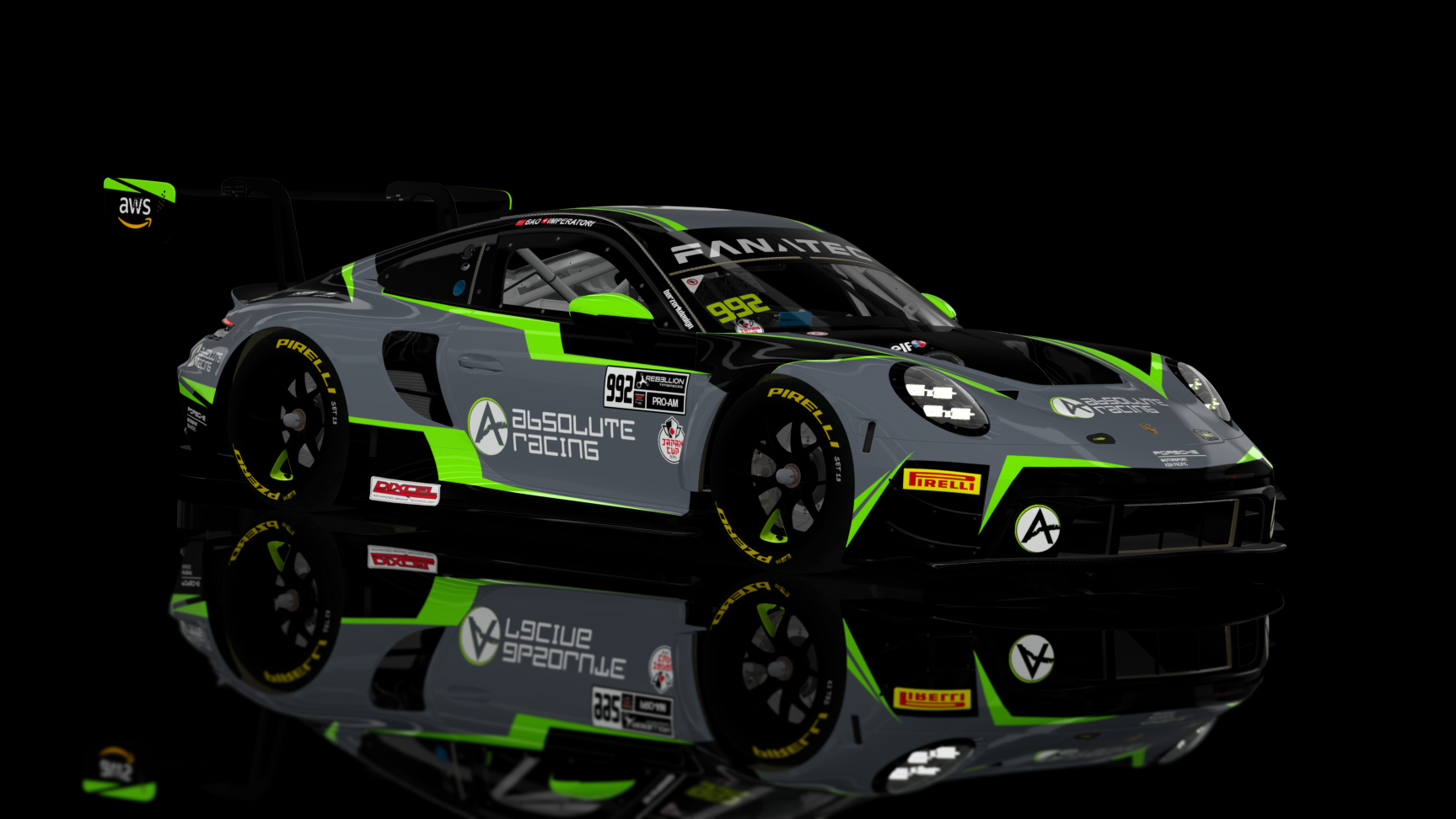 ACF GT3 - Porsche 992 GT3 R 2023, skin 2023 GTWCA #992 Absolute Racing