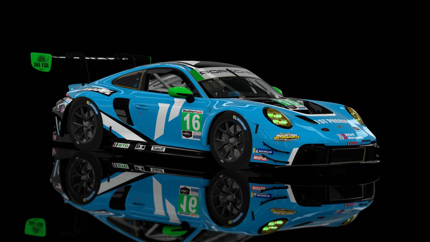 ACF GT3 - Porsche 992 GT3 R 2023, skin 2023 IMSA Wright Motorsports #16