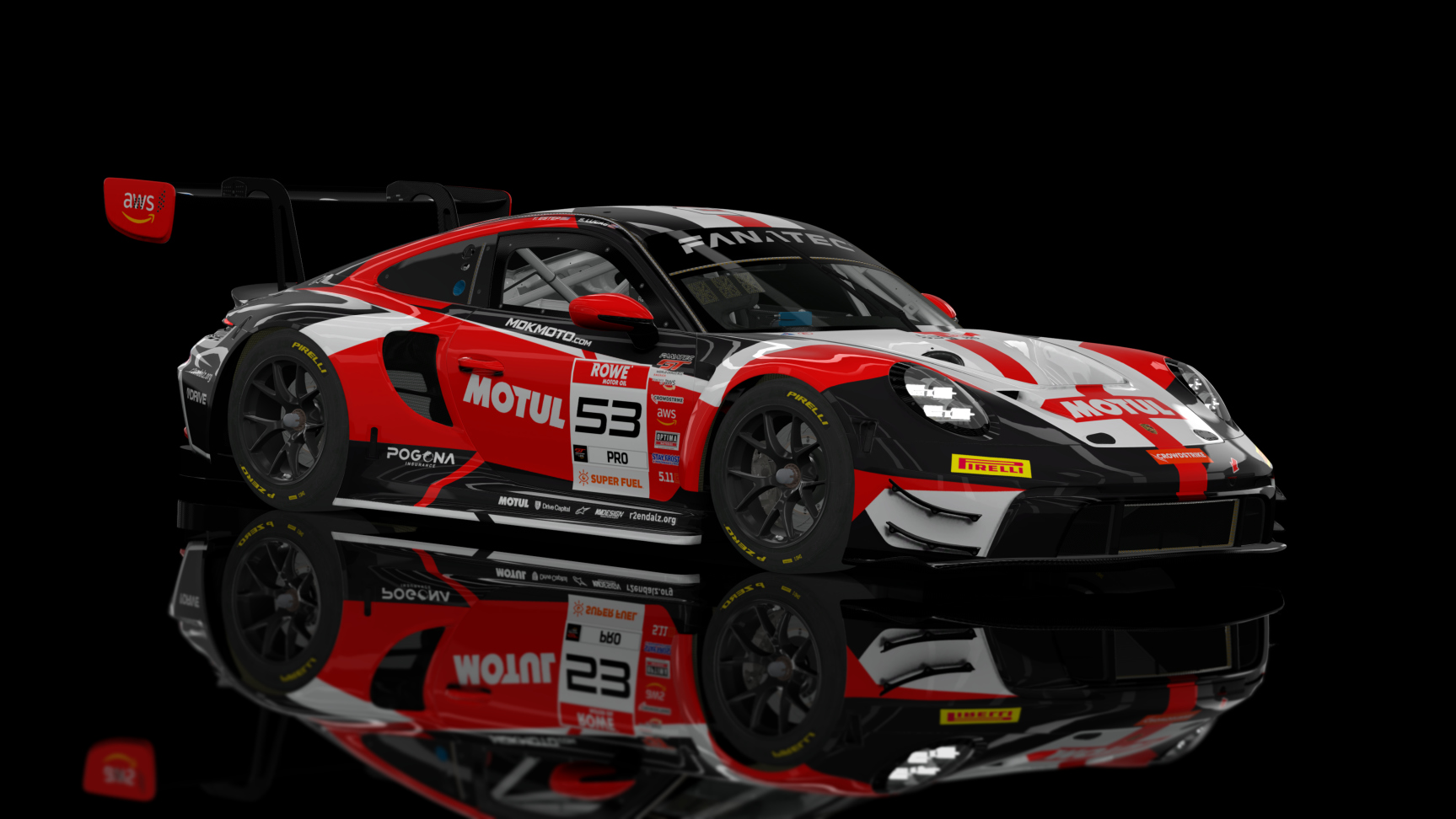 ACF GT3 - Porsche 992 GT3 R 2023, skin 2023 MDK Racing #53