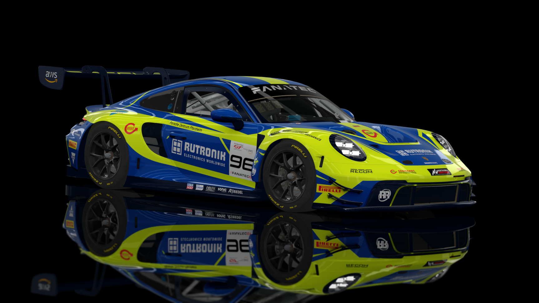 ACF GT3 - Porsche 992 GT3 R 2023, skin 2023 Rutronik Racing #96