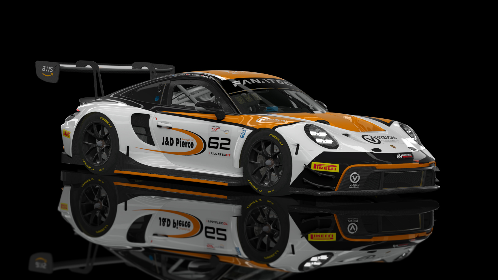 ACF GT3 - Porsche 992 GT3 R 2023, skin 2023 Team Parker Racing #62