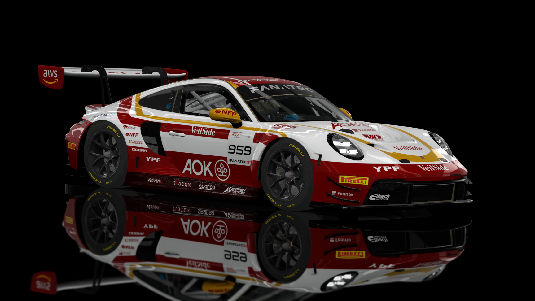 ACF GT3 - Porsche 992 GT3 R 2023, skin Fictional 01 Axel Engineering