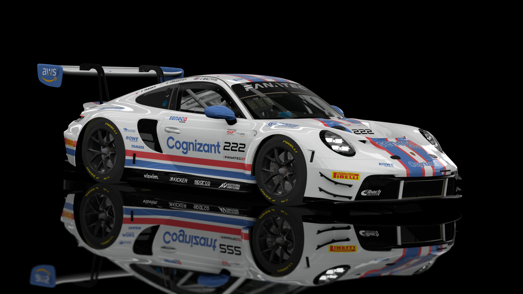 ACF GT3 - Porsche 992 GT3 R 2023, skin SENECA RACING GTWC EUROPE ENDURANCE 222