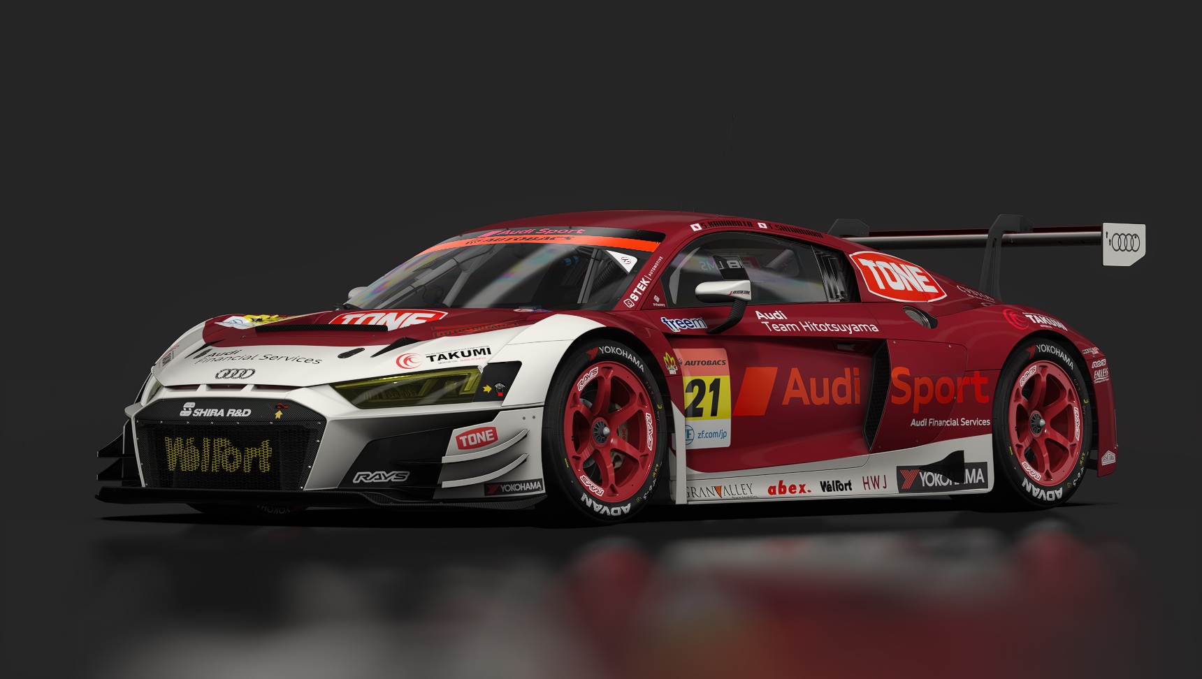 Audi R8 LMS EVO II GT3 (TEST VERSION), skin SUPERGT_2021_21_Hitotsuyama_Racing