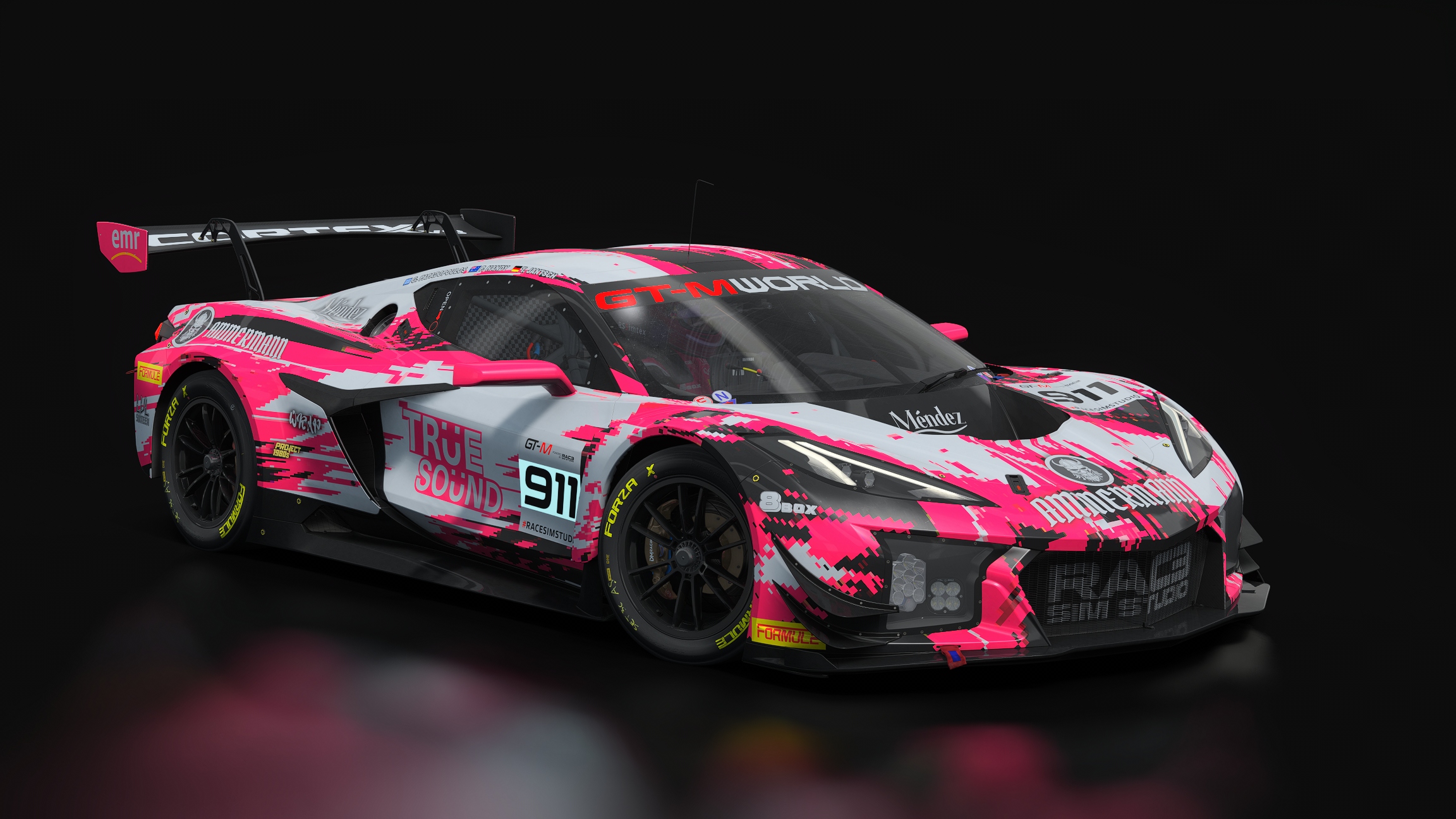 GT-M Cortex V8, skin 03_glitch_911