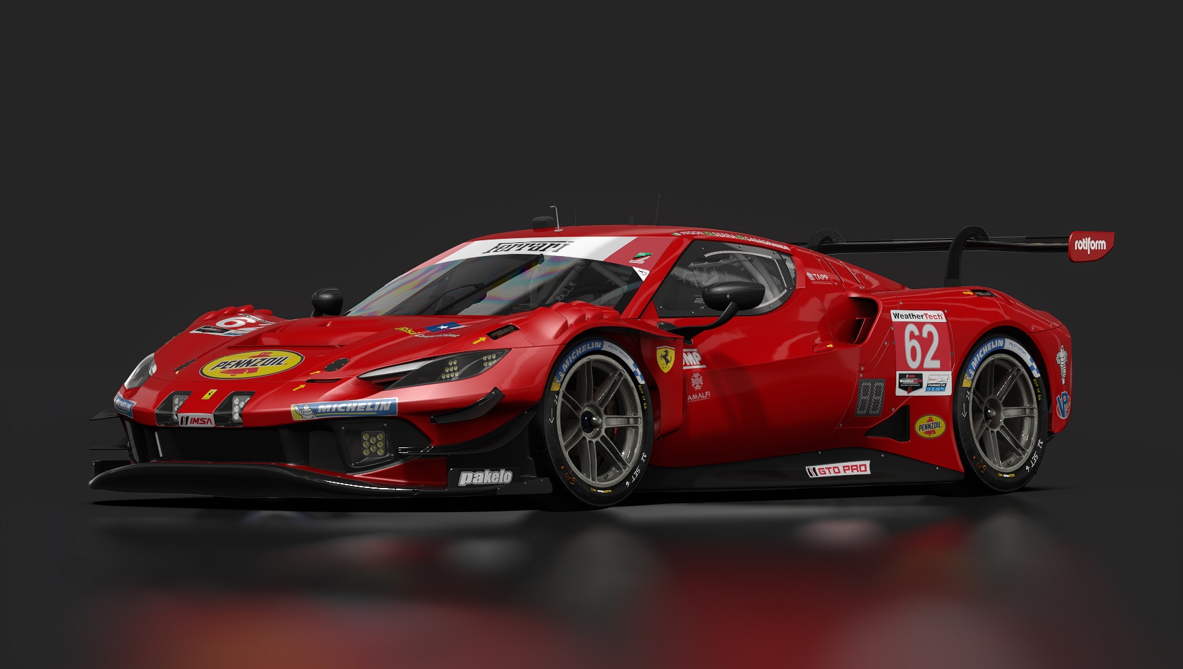 GT-M Furiano 96 V6, skin IMSA_2023_62 Risi Competizione IMSA Endurance Cup 2023