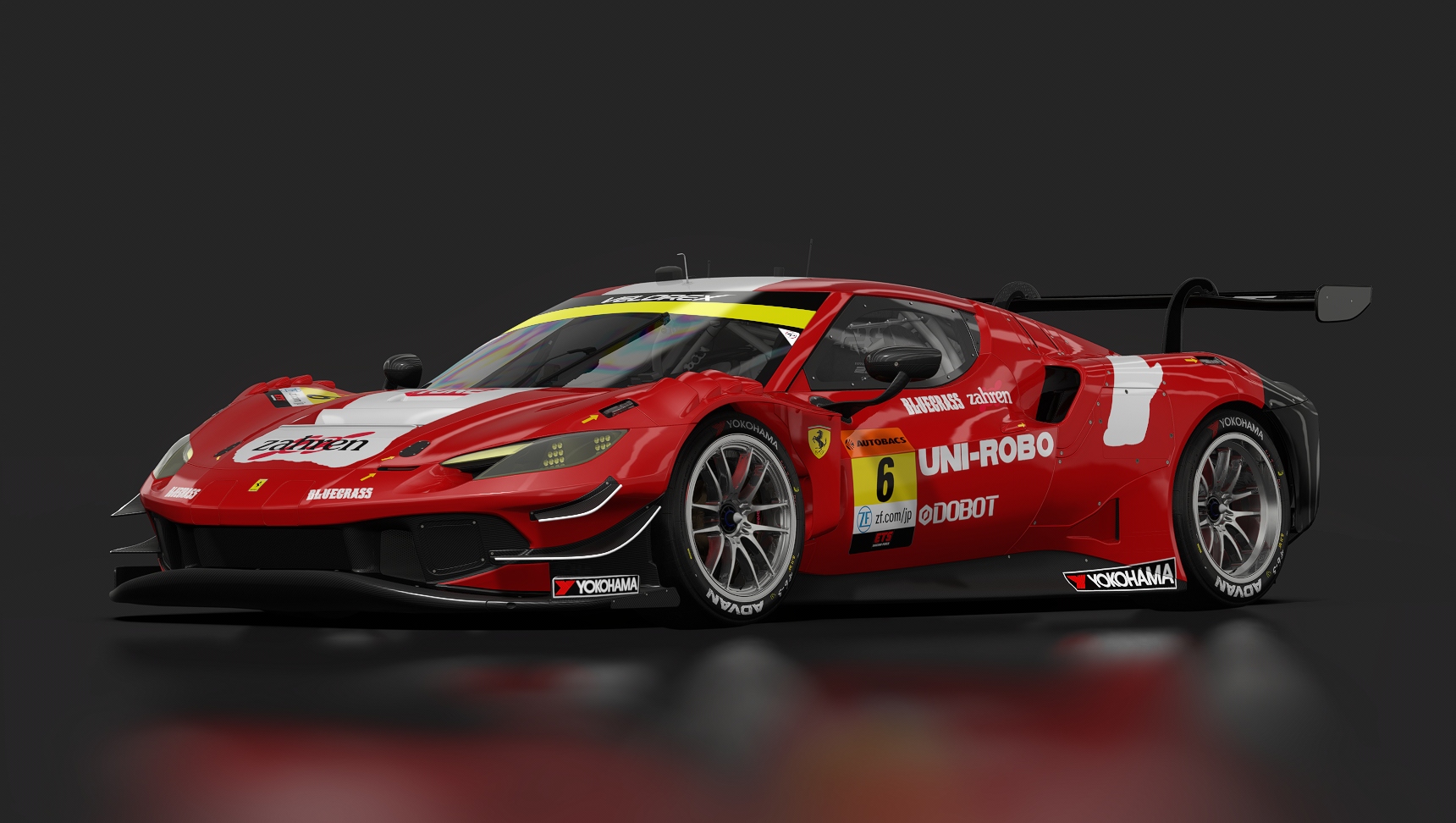 GT-M Furiano 96 V6, skin SUPERGT_2024_6_UNI-ROBO FERRARI