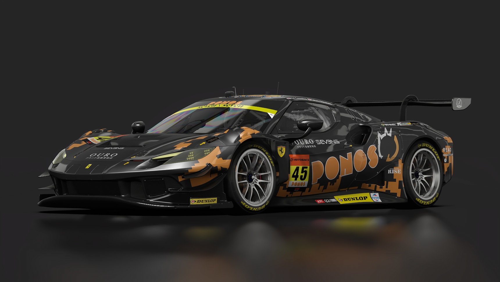 GT-M Furiano 96 V6, skin SUPERGT_2025_45 PONOS Racing