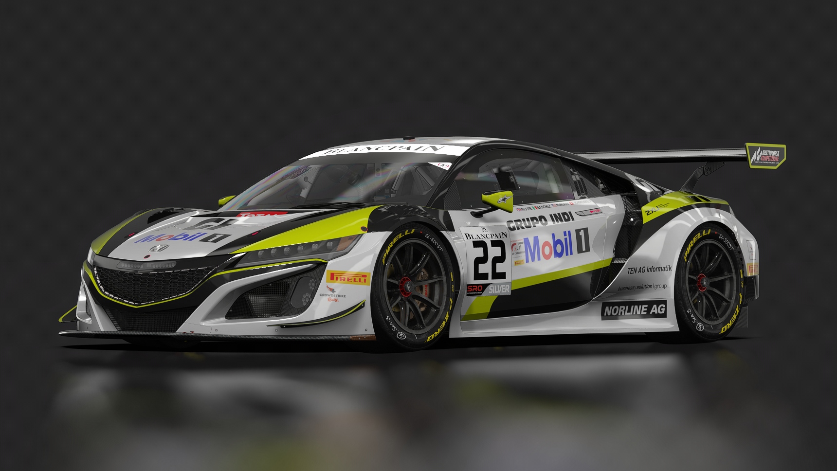 Honda NSX GT3 Evo22, skin SPA24_2019_22_RJN