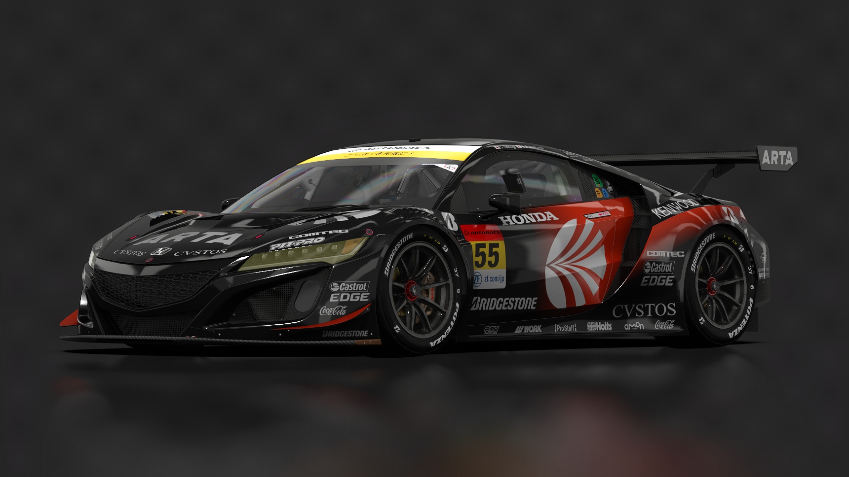 Honda NSX GT3 Evo22, skin SUPERGT_2019_55_Arta_R7