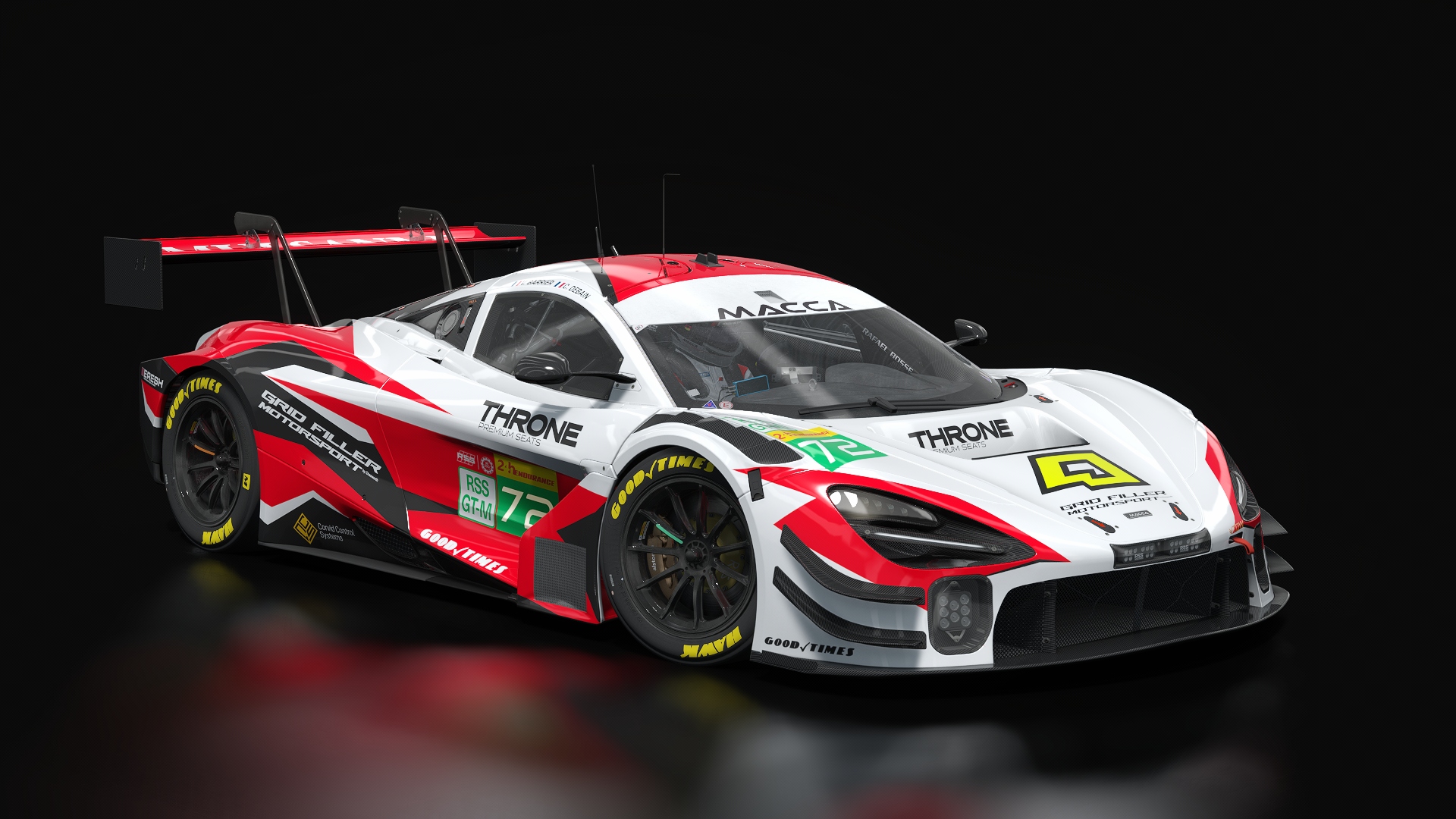 GT-M Macca 72 V8 Evo, skin 01_white_red_72