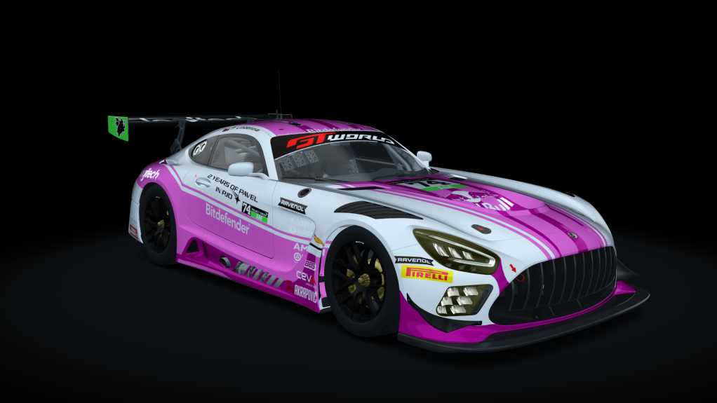 Mercedes-AMG GT3 EVO, skin 2026 PJD GTWC S2 Flying Pigs Racing #74 - 2 YEAR SPECIAL
