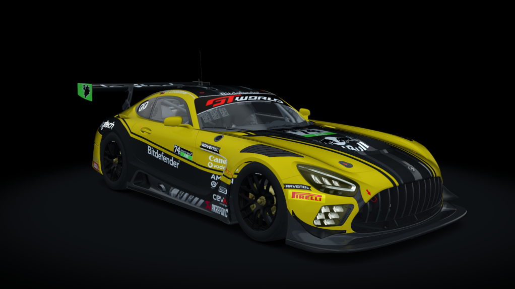 Mercedes-AMG GT3 EVO, skin 2026 PJD GTWC S2 Flying Pigs Racing #74