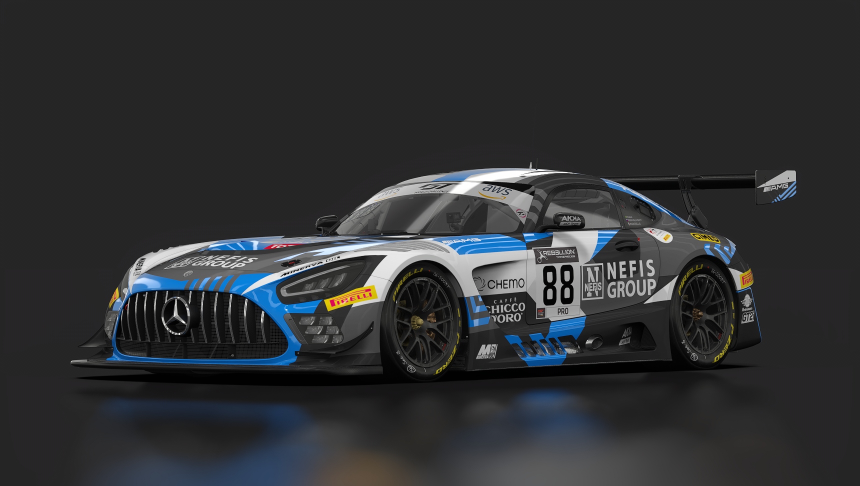 Mercedes-AMG GT3 EVO, skin 24hSpa_2020_AKKA_ASP_#88