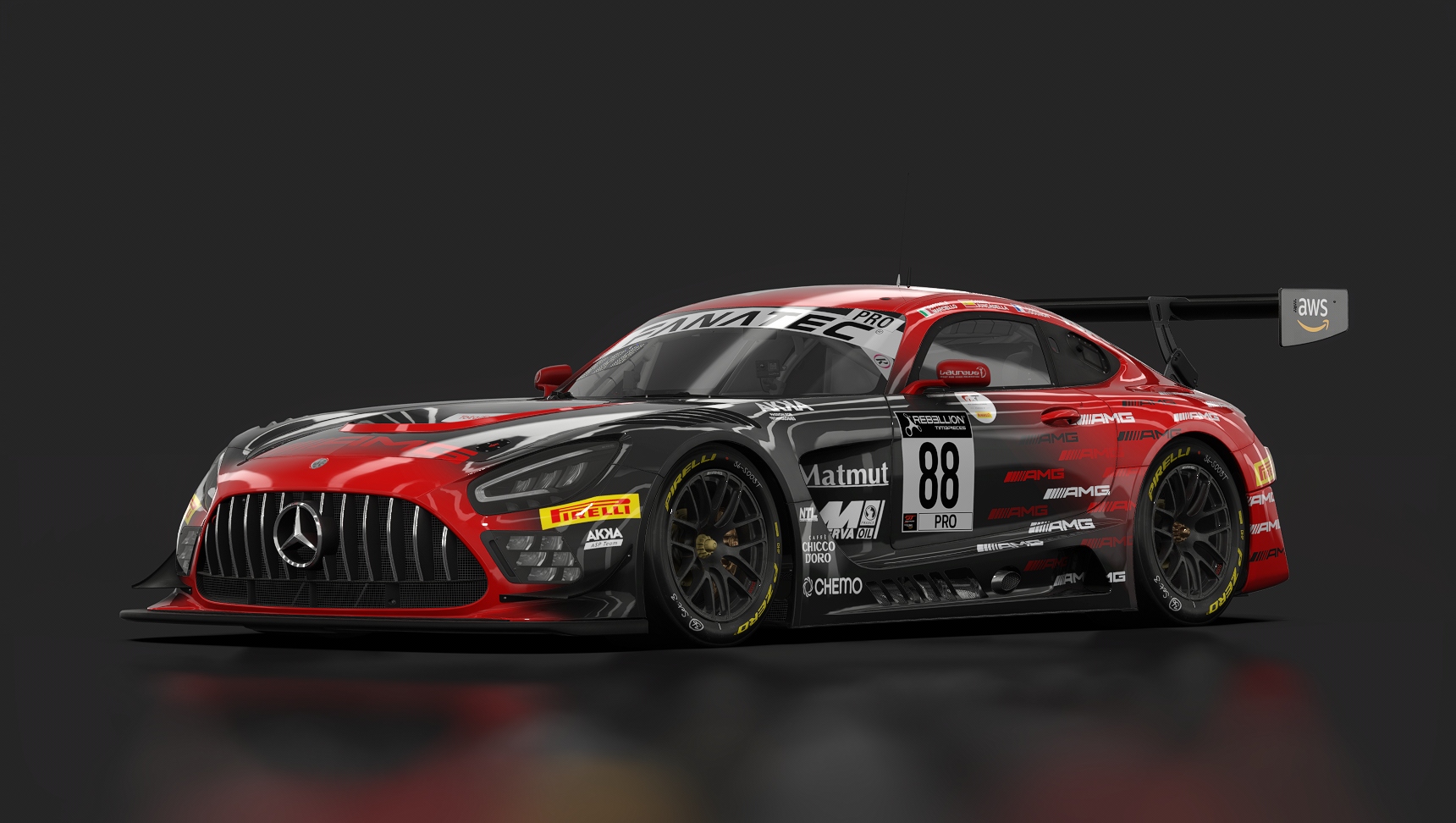 Mercedes-AMG GT3 EVO, skin 24hSpa_2021_ASP_88