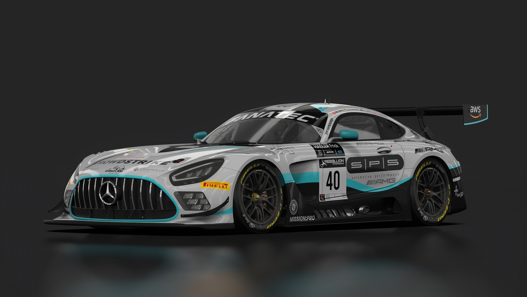 Mercedes-AMG GT3 EVO, skin 24hSpa_2021_SPS_#40