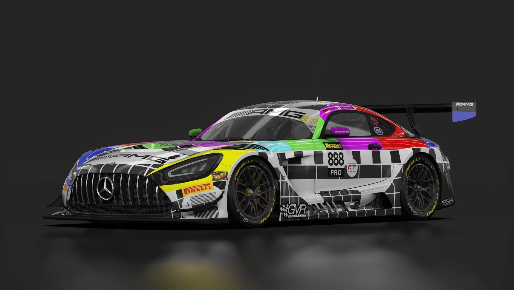 Mercedes-AMG GT3 EVO, skin B12hr_GMR_888