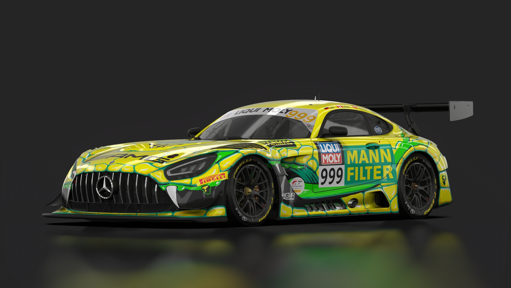 Mercedes-AMG GT3 EVO, skin B12hr_gruppe_m_999