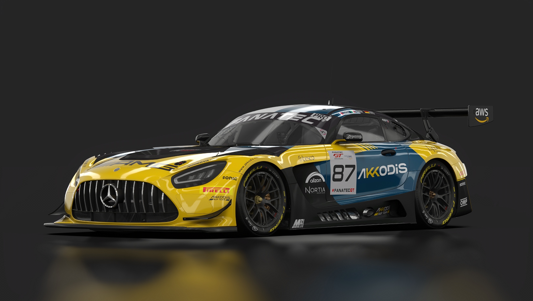 Mercedes-AMG GT3 EVO, skin GT-CHAL_akkodis_asp_87