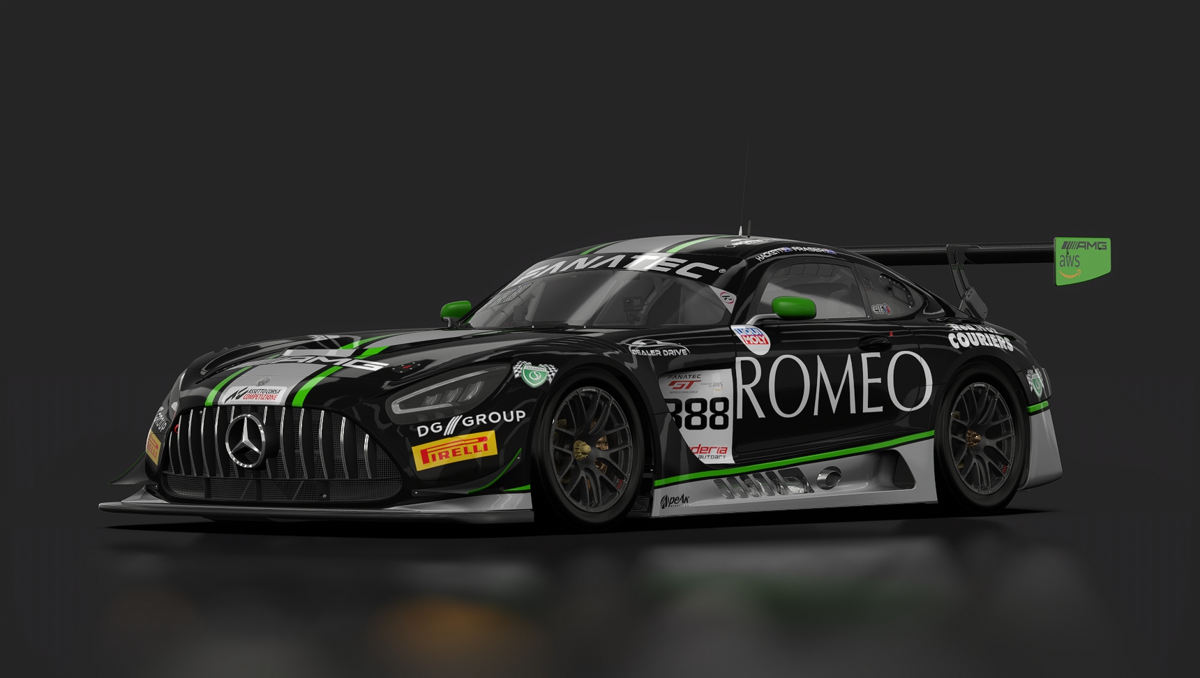 Mercedes-AMG GT3 EVO, skin GTWCAus_2024_Triple_Eight_#888
