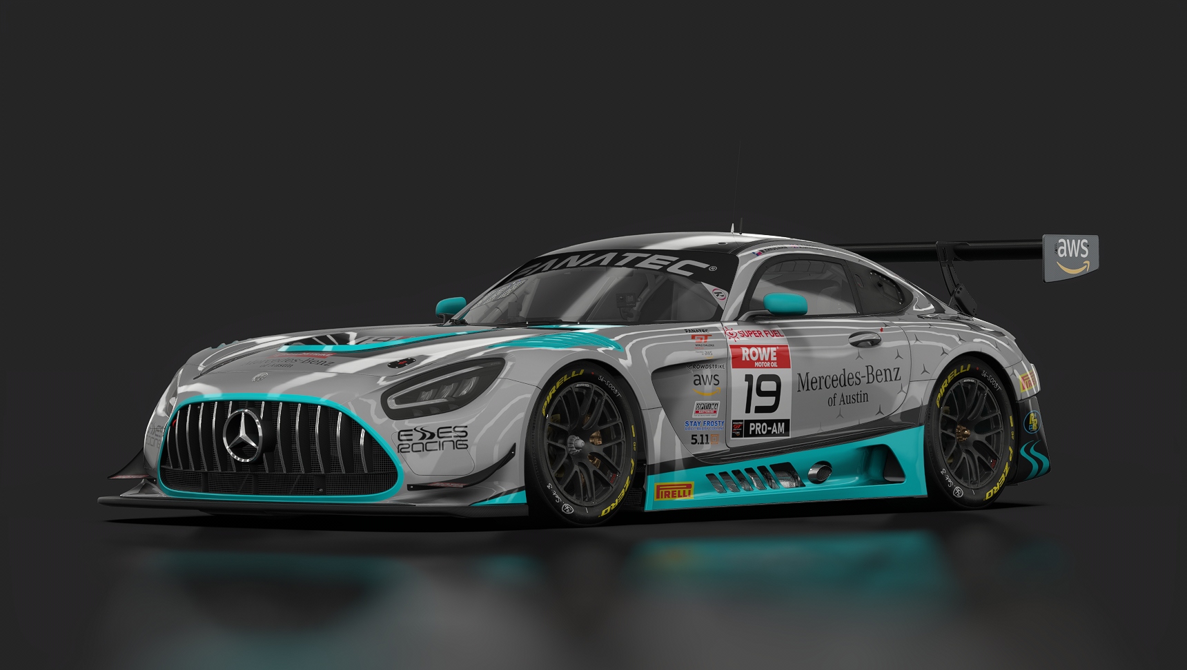 Mercedes-AMG GT3 EVO, skin GTWC_2023_America_Esses_Racing_19