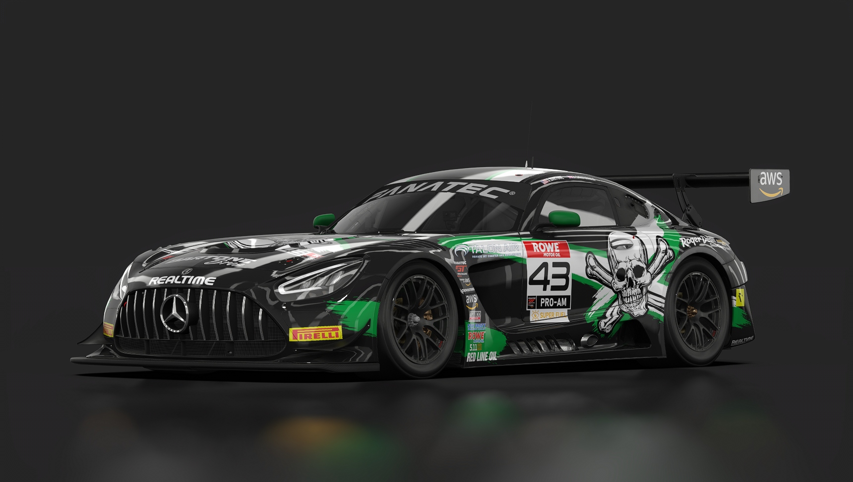 Mercedes-AMG GT3 EVO, skin GTWC_2023_America_RealTime_Racing_43