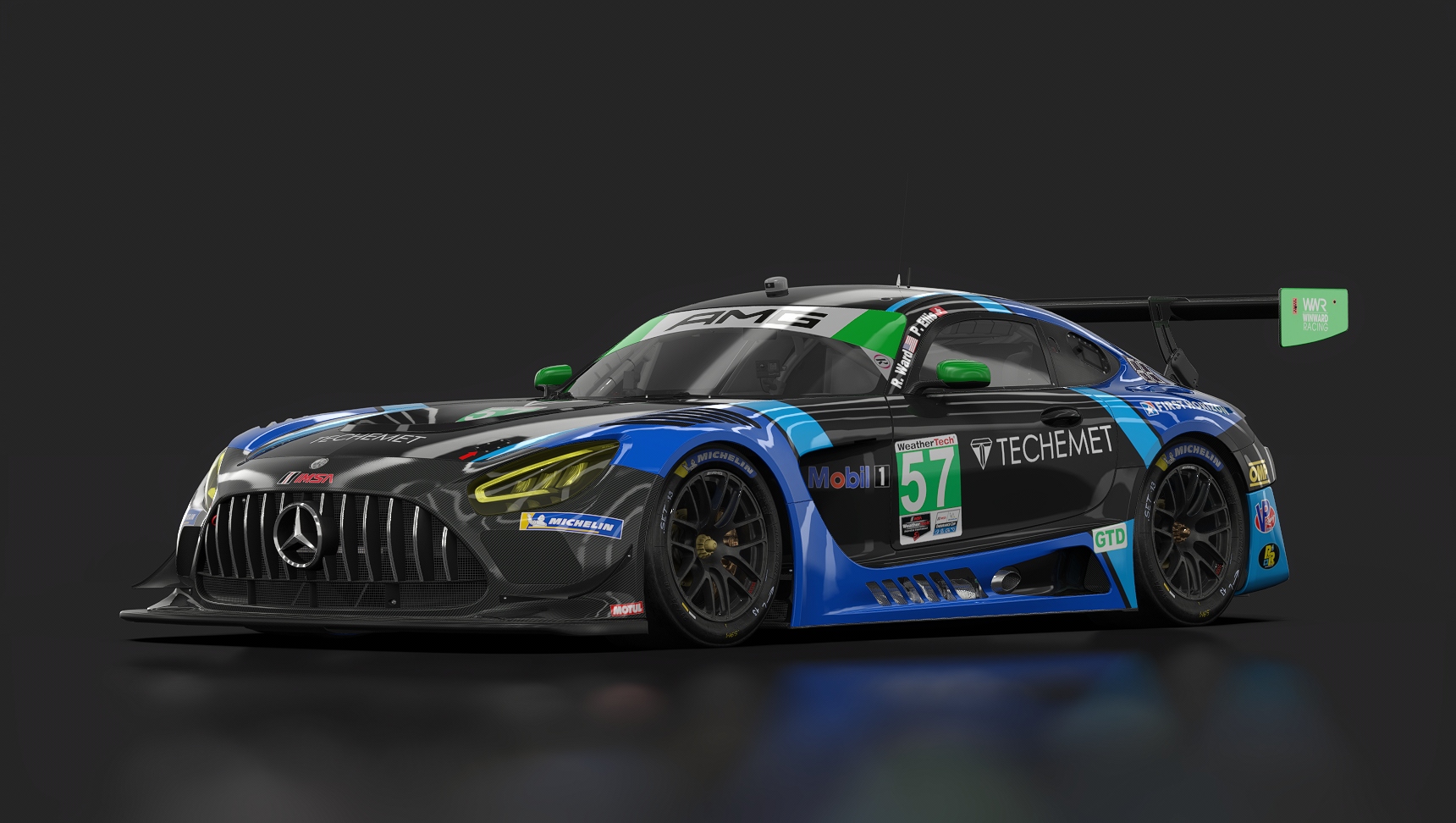 Mercedes-AMG GT3 EVO, skin IMSA_2022_Winward_57_R11_RACE