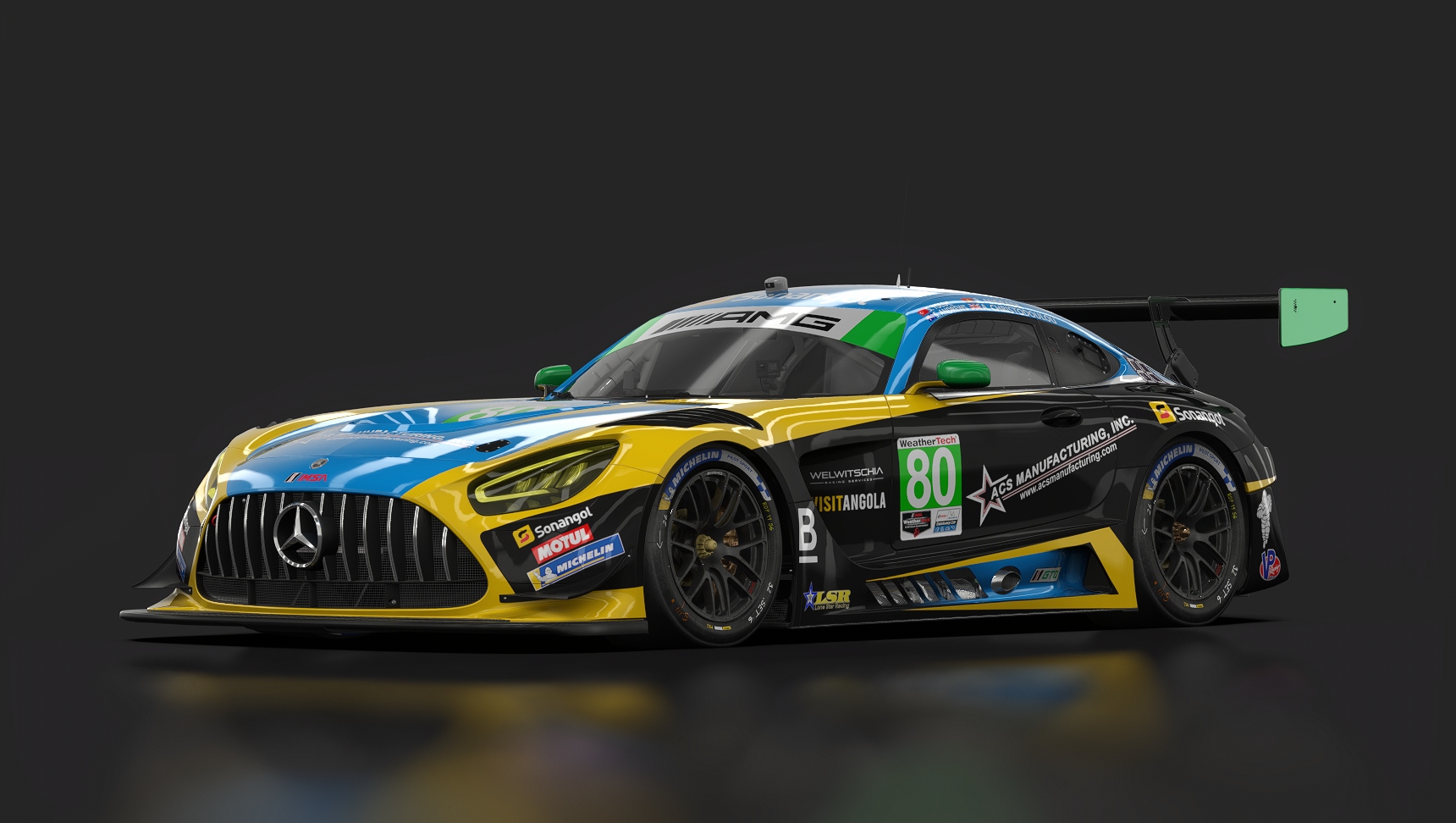 Mercedes-AMG GT3 EVO, skin IMSA_2024_LSR_80_Roar