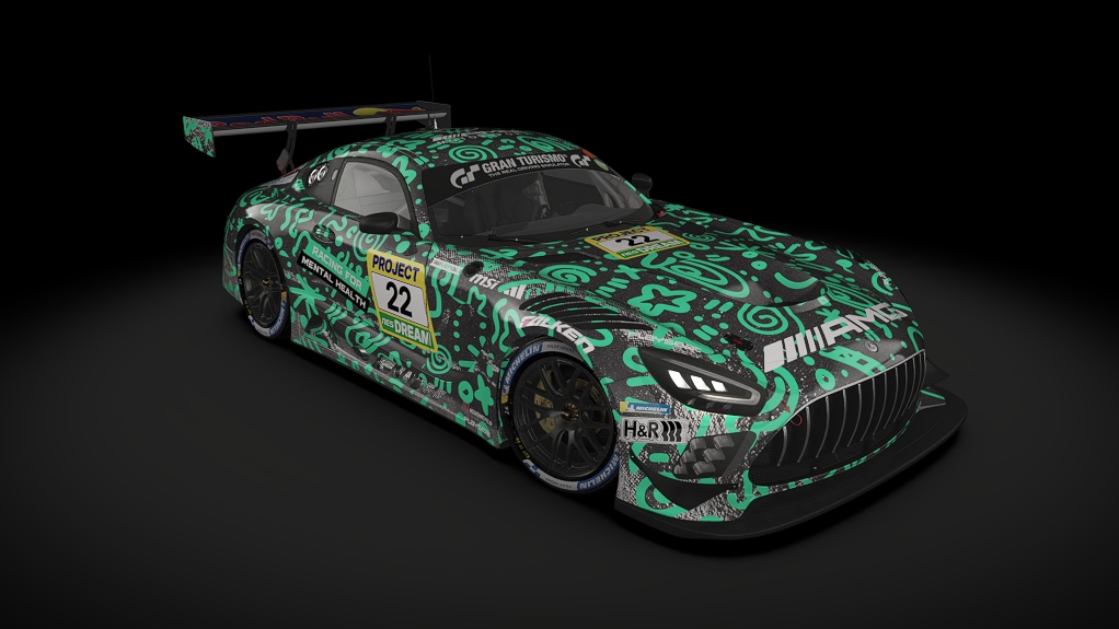Mercedes-AMG GT3 EVO, skin NES_2026_Mentalhealth_22