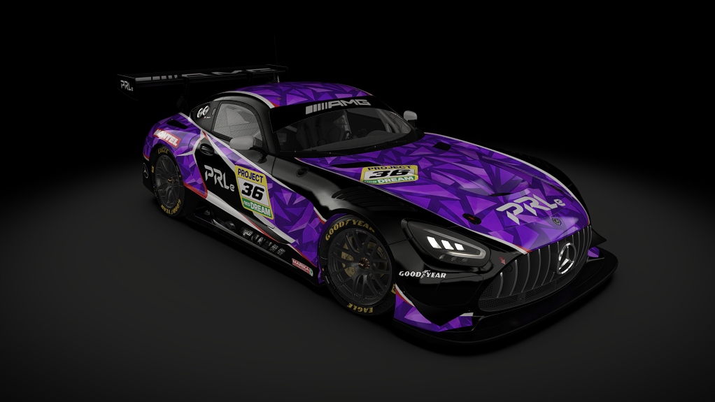 Mercedes-AMG GT3 EVO, skin PRLe #36
