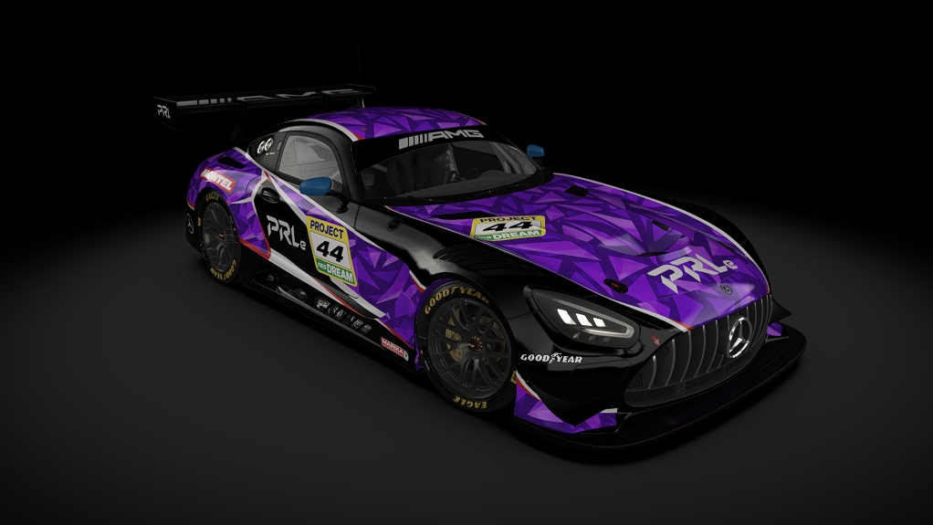 Mercedes-AMG GT3 EVO, skin PRLe #44