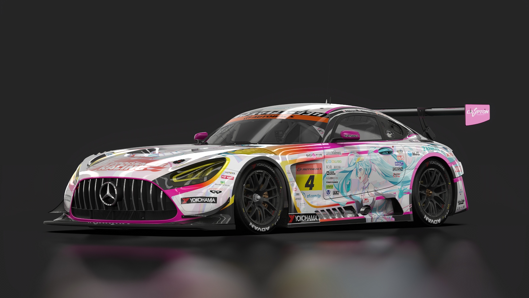 Mercedes-AMG GT3 EVO, skin SuperGT_2021_GSR_4