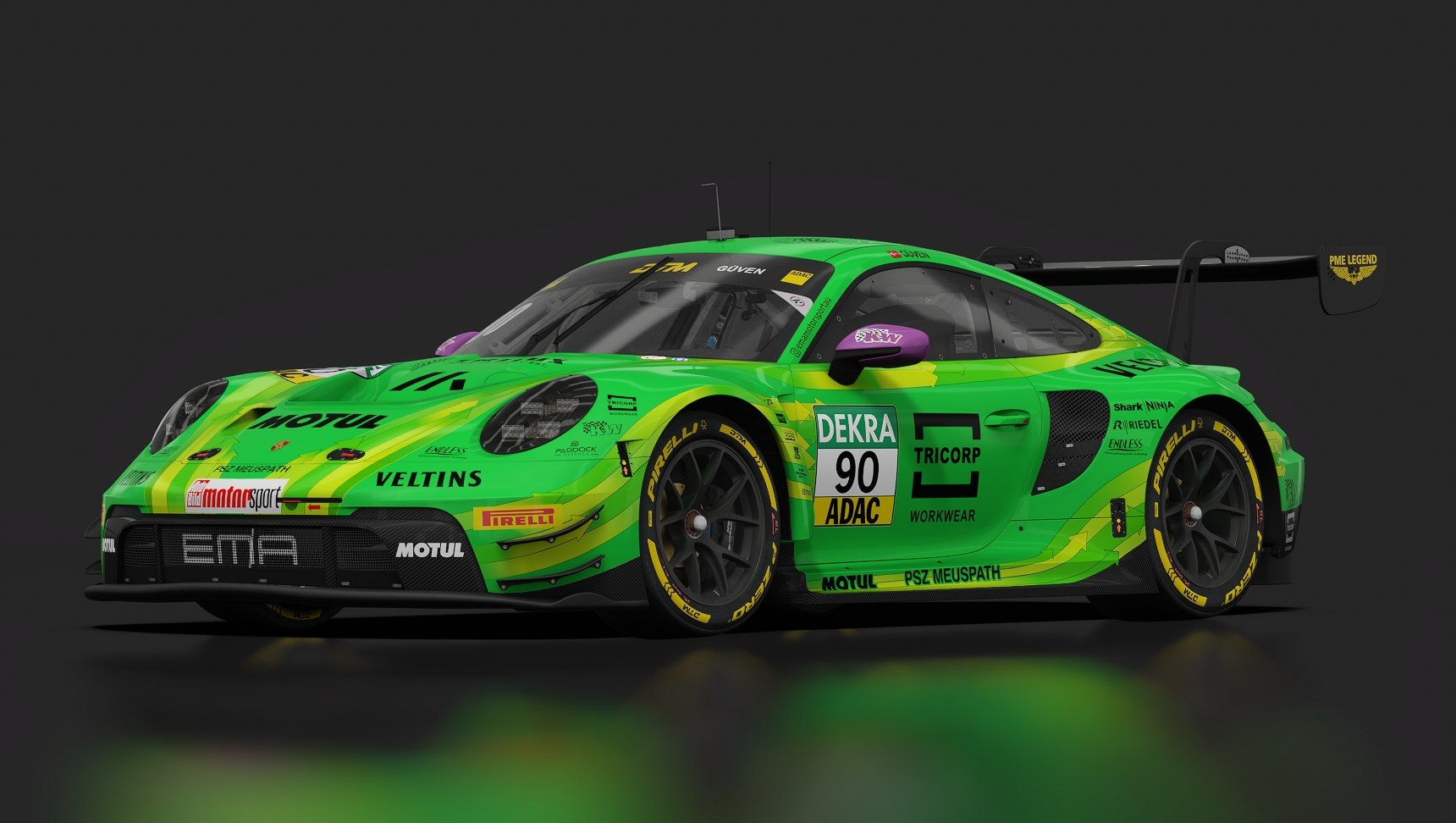 GT-M Protech P92 F6, skin DTM_2025_90_Greeno