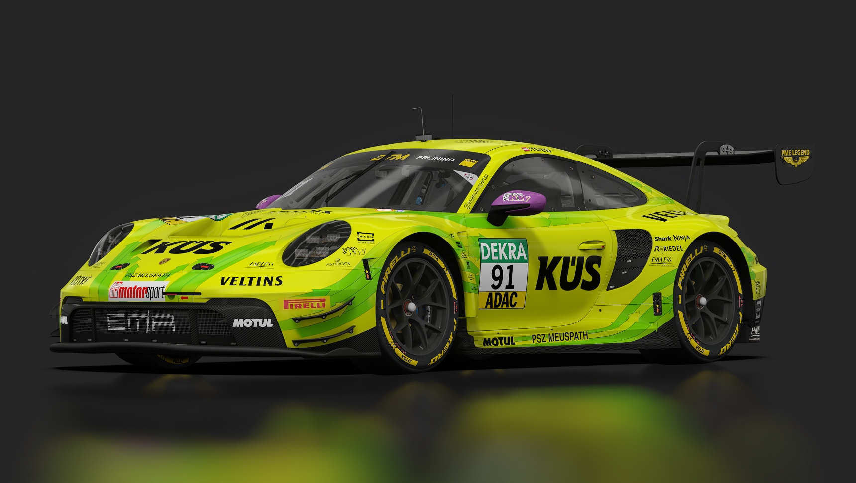 GT-M Protech P92 F6, skin DTM_2025_91_Grello