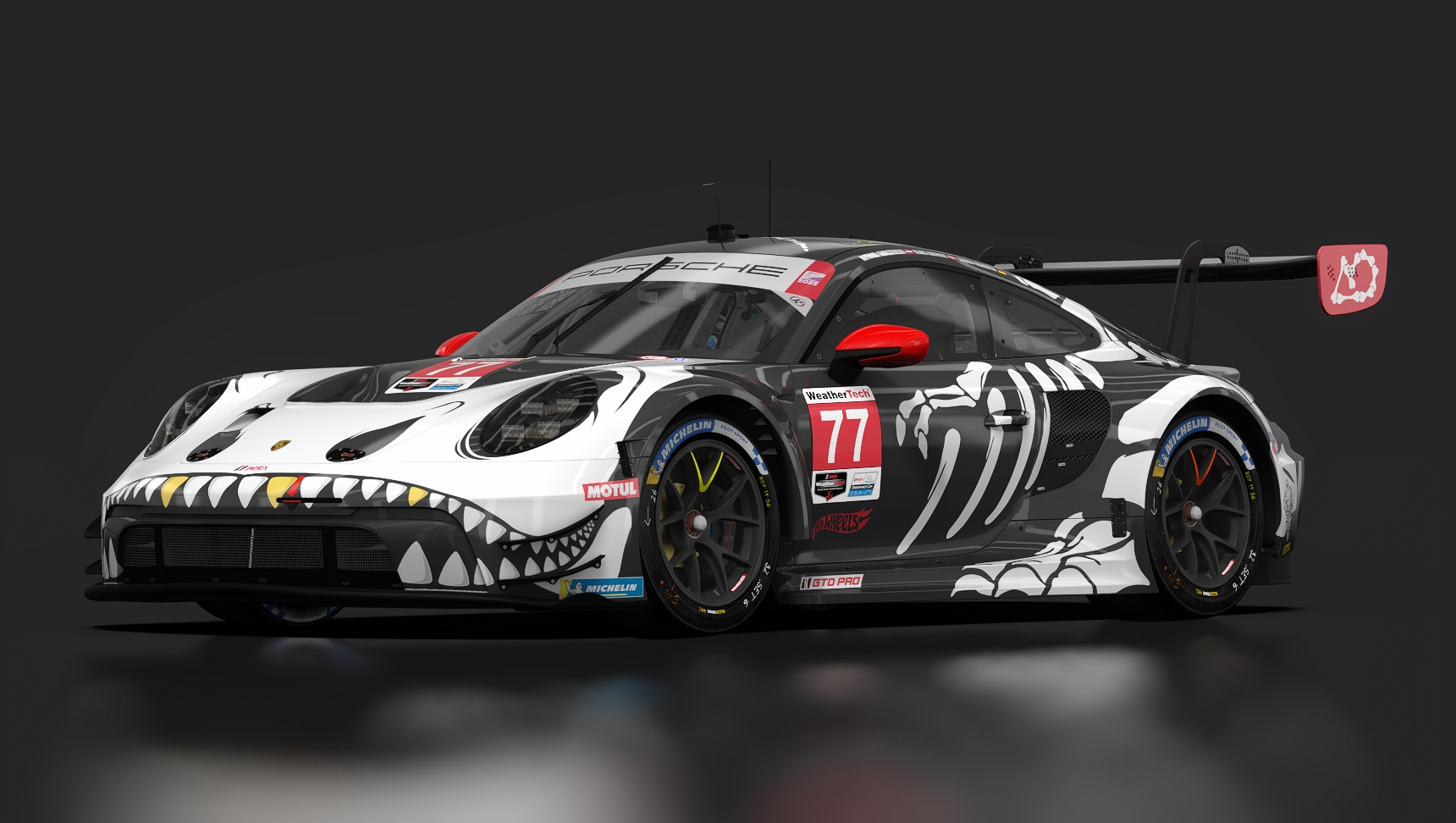 GT-M Protech P92 F6, skin IMSA_2025_77_AO_Racing_Skeleton_Rexy