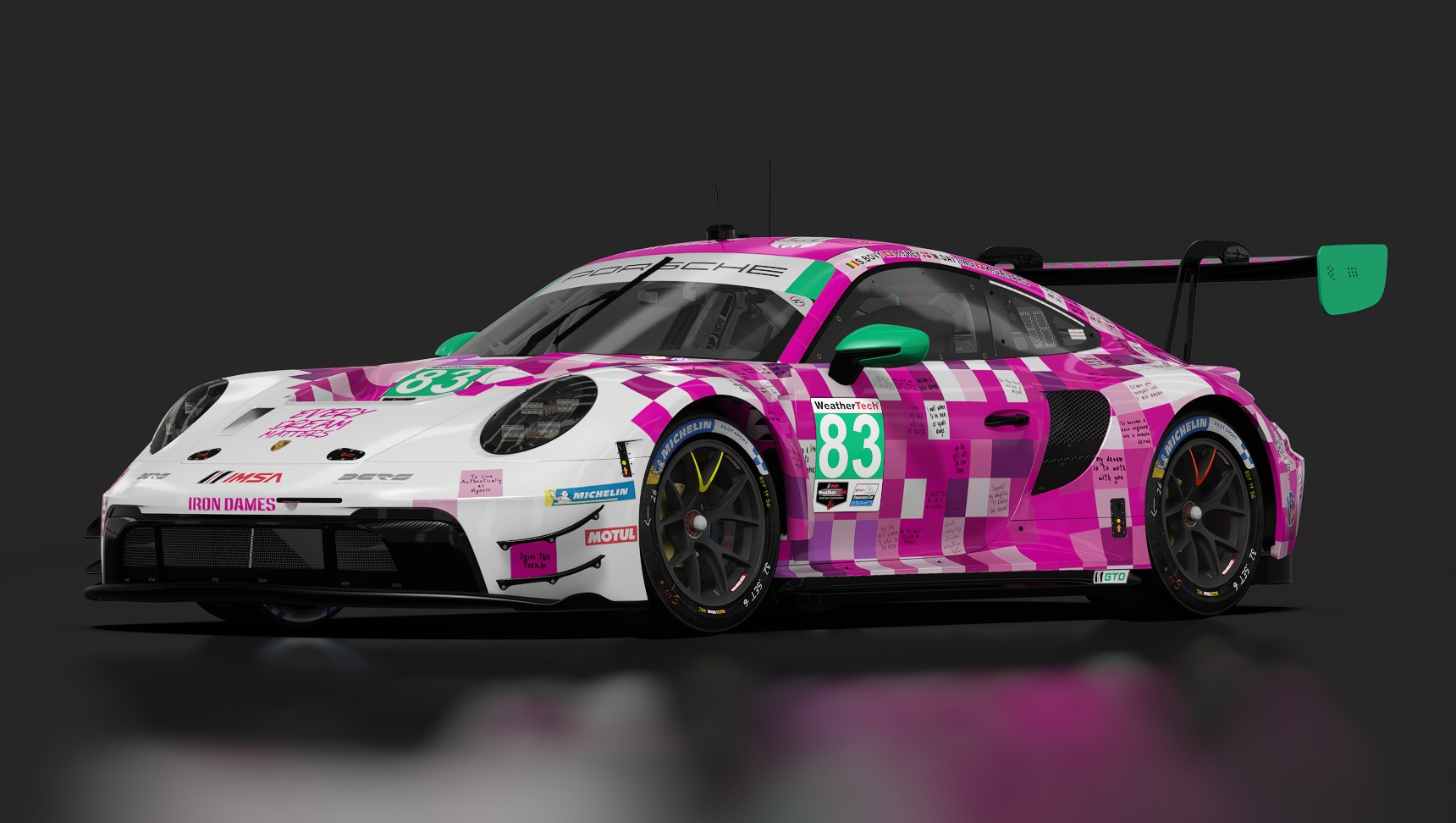 GT-M Protech P92 F6, skin IMSA_2025_83_Iron Dames