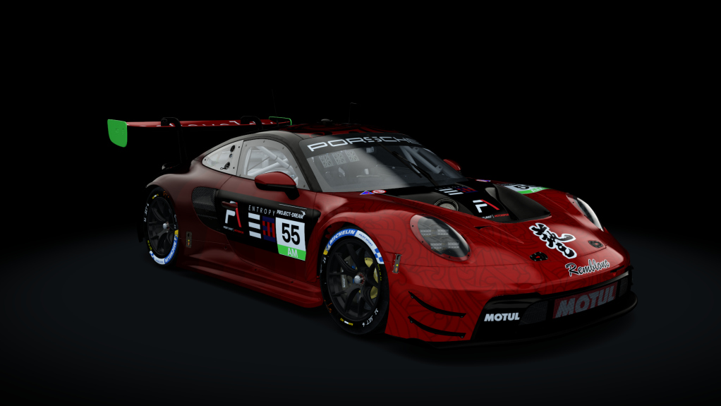 GT-M Protech P92 F6, skin PORSCHE #55 FLM GT3 - AM