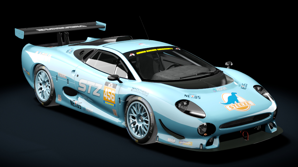 Jaguar XJ220 GT3 Spec, skin #456_STEEZE Delta_AM