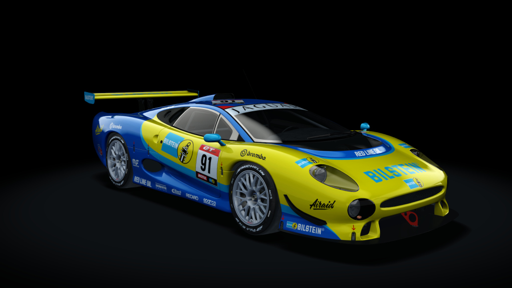 Jaguar XJ220 GT3 Spec, skin Bilstein
