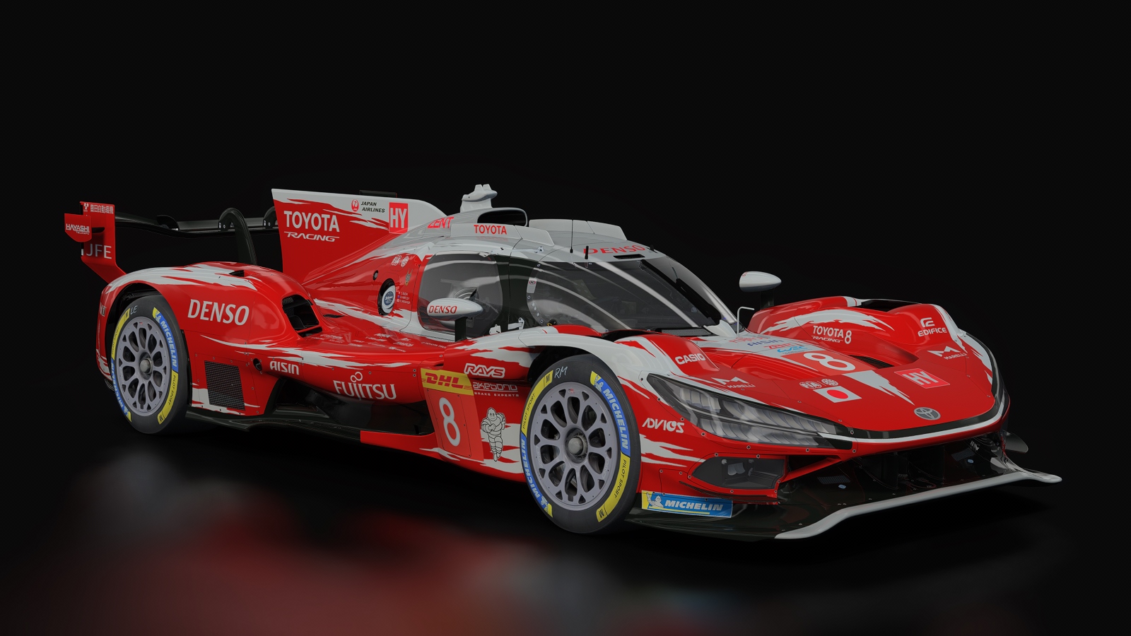Toyota TR010 LMH 2026, skin 8